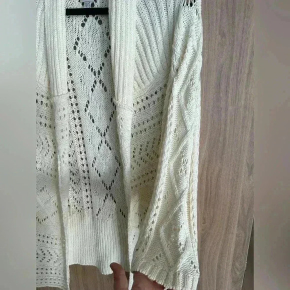Nic + Zoe Womens  Patio Cardigan Large Lemonade color knit soft, like new - Picture 7 of 11